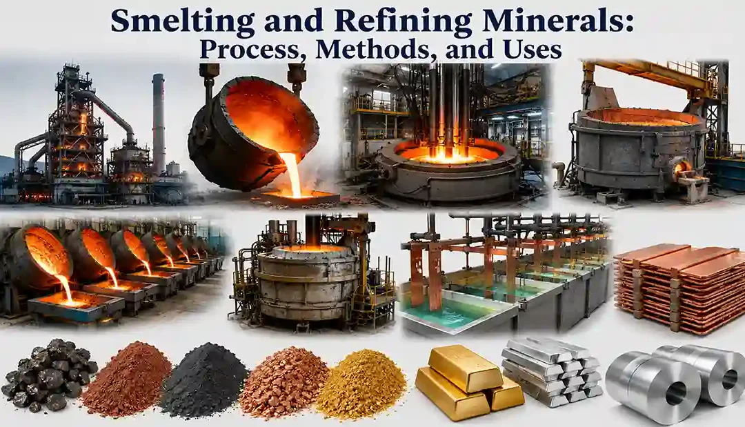 Smelting and Refining Minerals: Process, Methods, and Uses