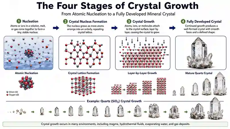 Stages of Crystal Growth