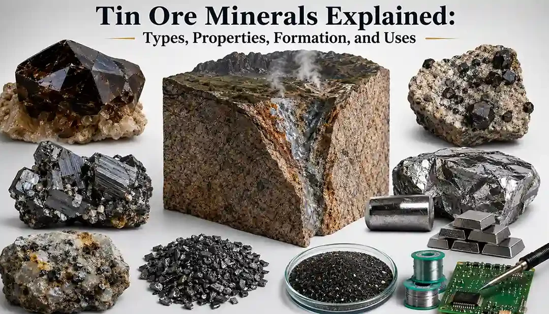 Tin Ore Minerals Explained: Types, Properties, Formation, and Uses