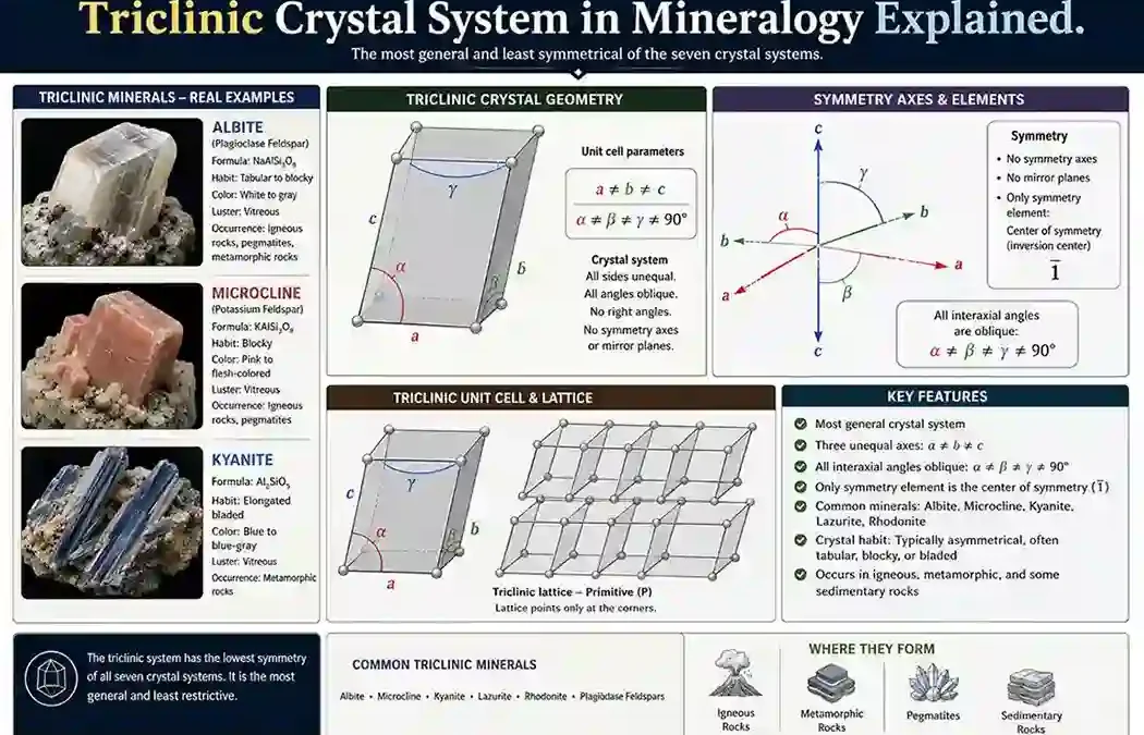 Triclinic Crystal System in Mineralogy Explained