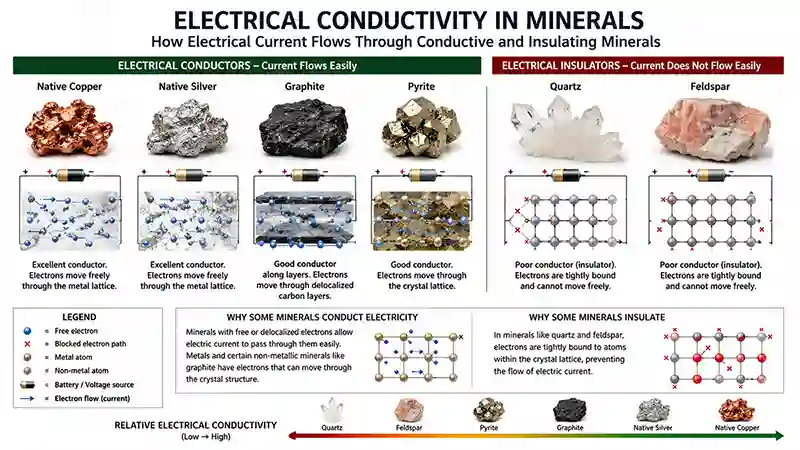 Why Are Some Minerals Conductive?