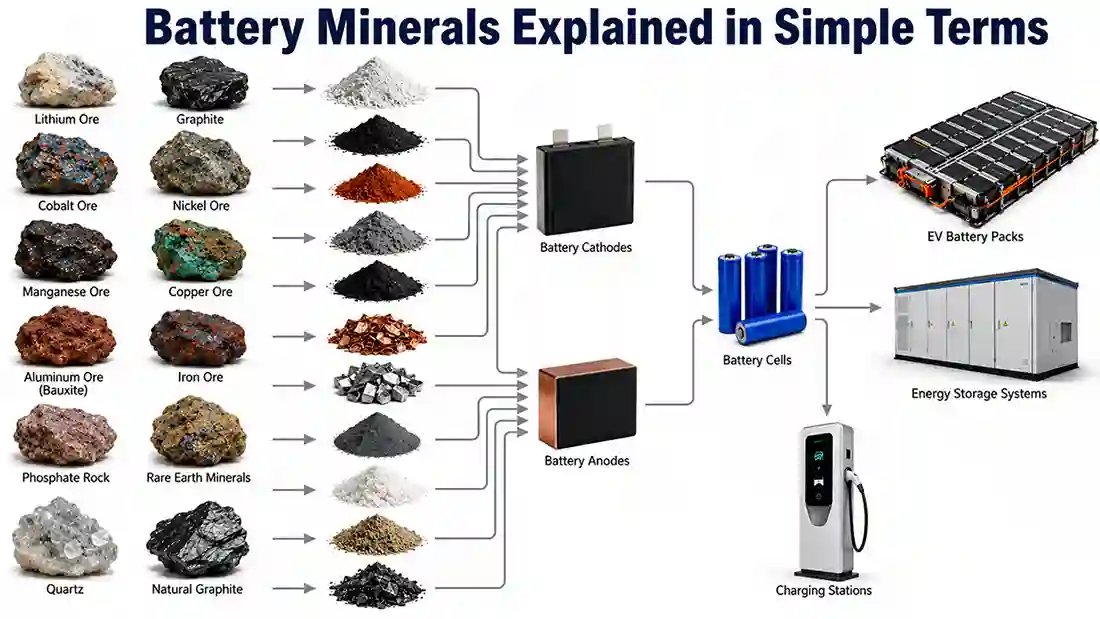 Battery Minerals Explained in Simple Terms