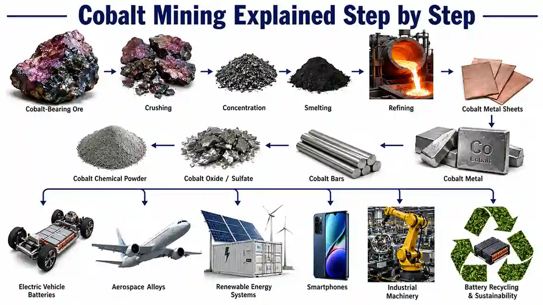 Cobalt Mining Explained Step by Step