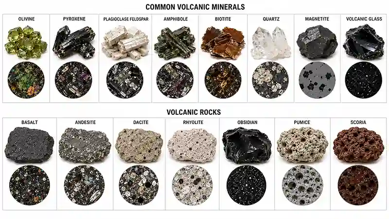 Common Volcanic Minerals