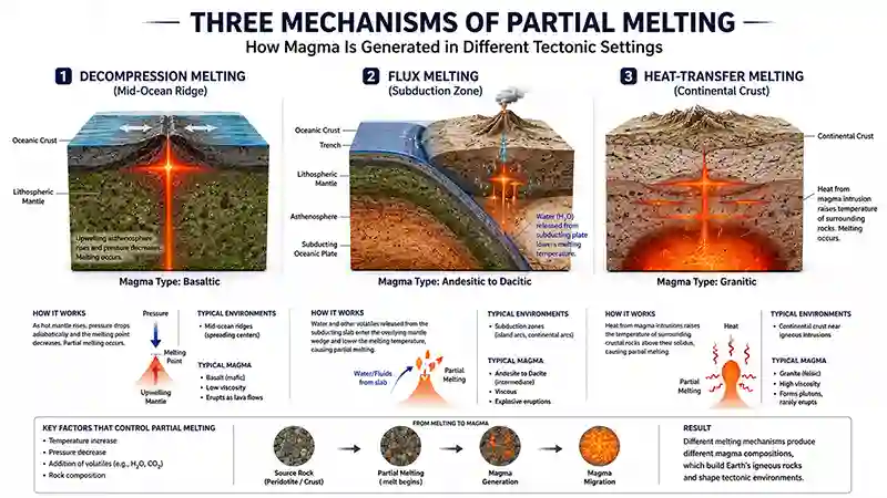 Conditions That Cause Partial Melting