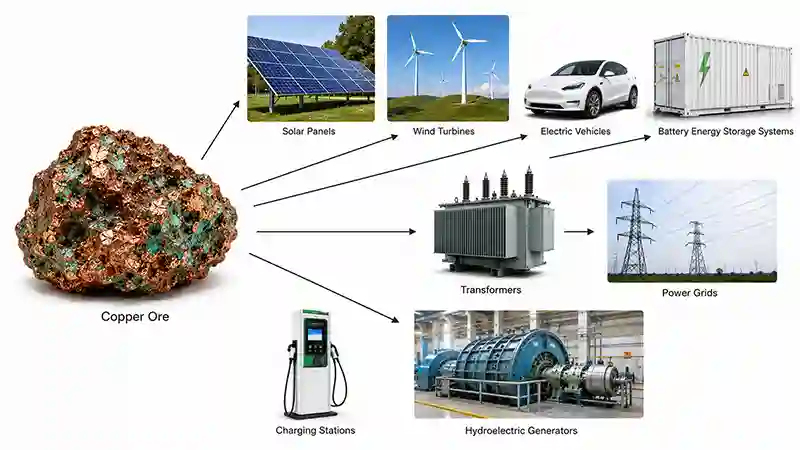 Major Applications of Copper in Renewable Energy