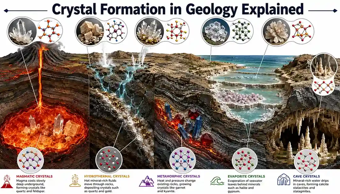 Crystal Formation in Geology Explained