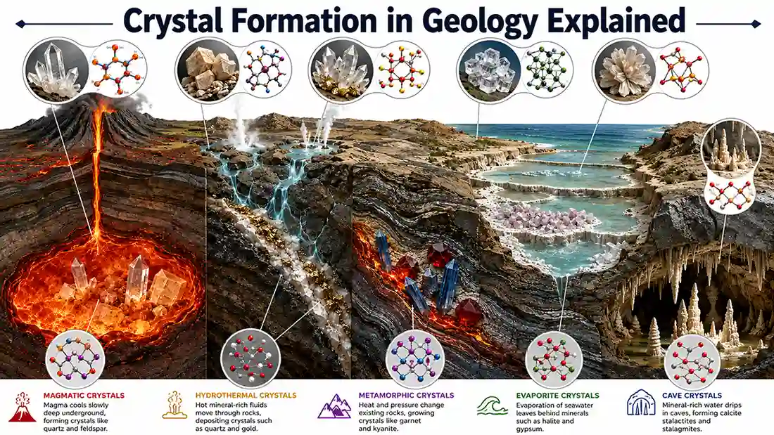 Crystal Formation in Geology Explained