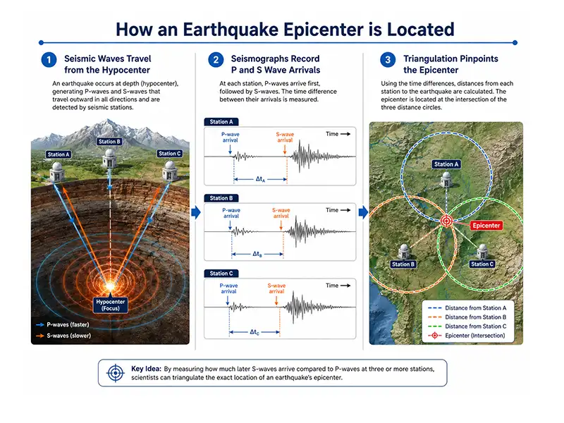 Earthquake Epicenter Located