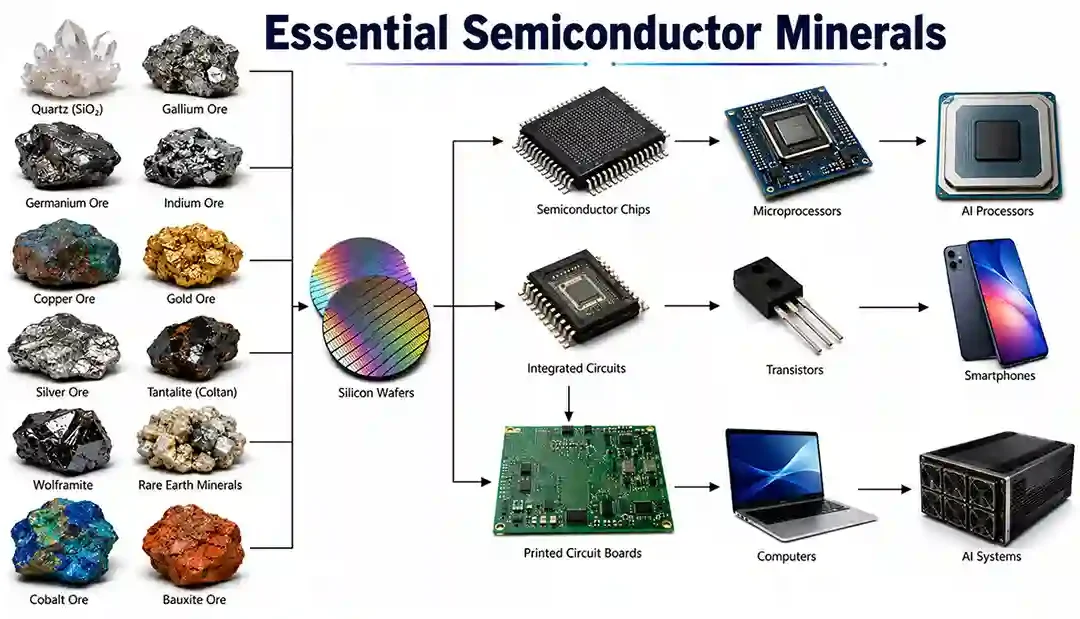 Essential Semiconductor Minerals