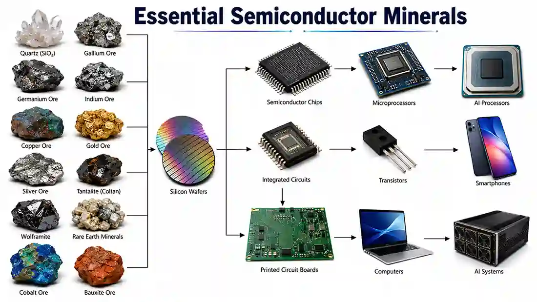 Essential Semiconductor Minerals