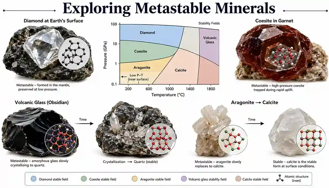 Exploring Metastable Minerals