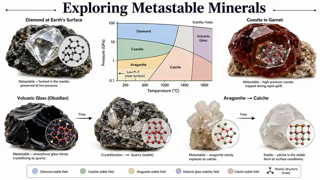Exploring Metastable Minerals