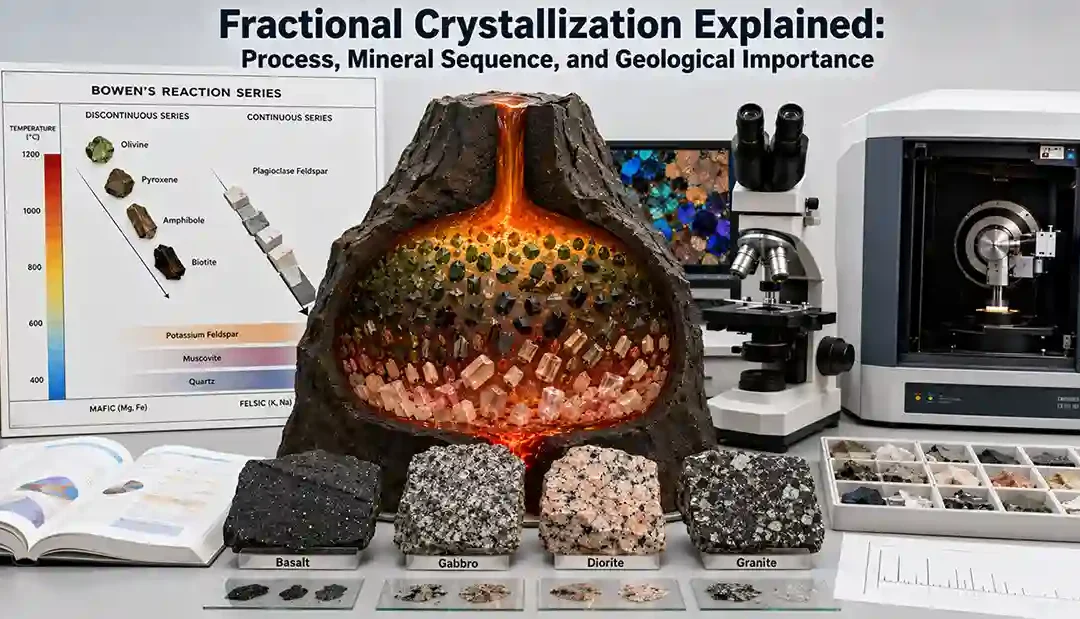 Fractional crystallization in geology explained