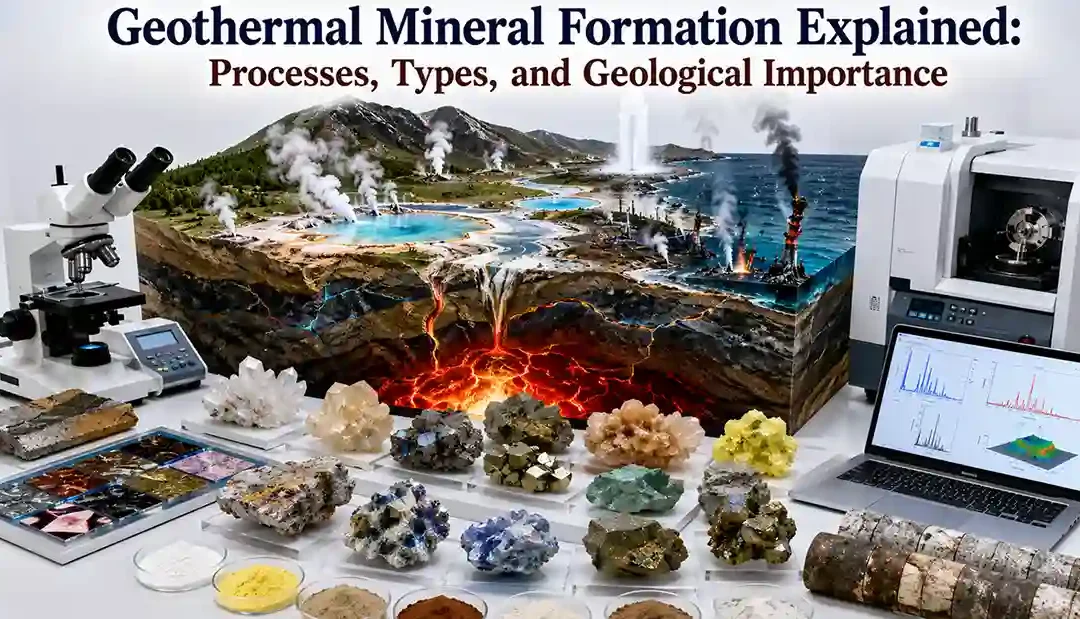 Geothermal Mineral Formation Explained: Processes, Types, and Geological Importance
