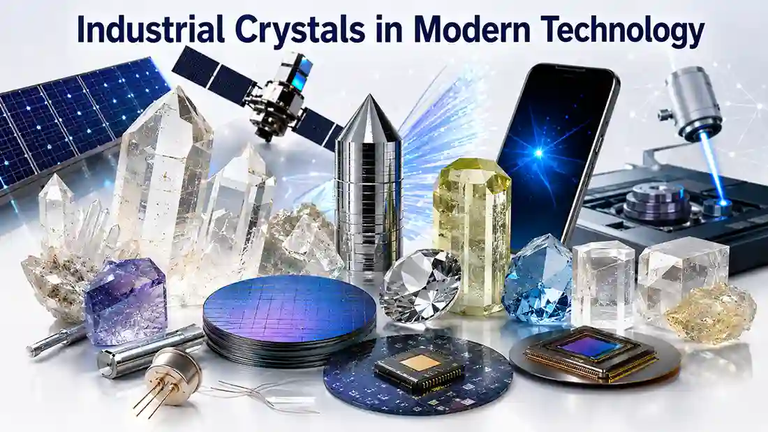 Industrial Crystals in Modern Technology
