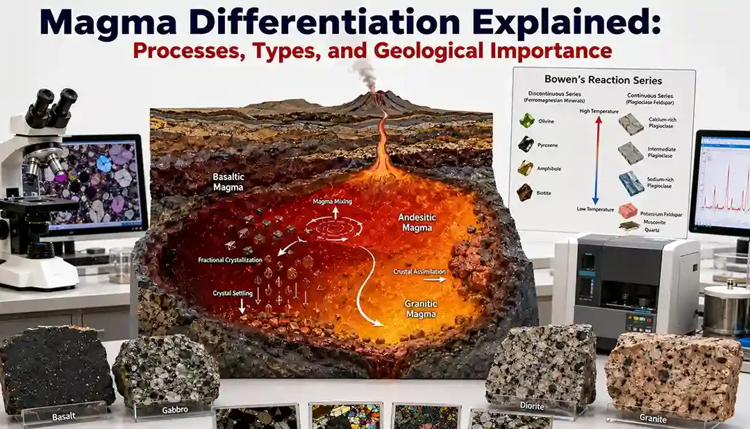 Magma Differentiation Explained: Processes, Types, and Geological Importance