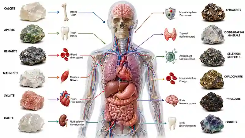 Major Minerals Essential for Human Health