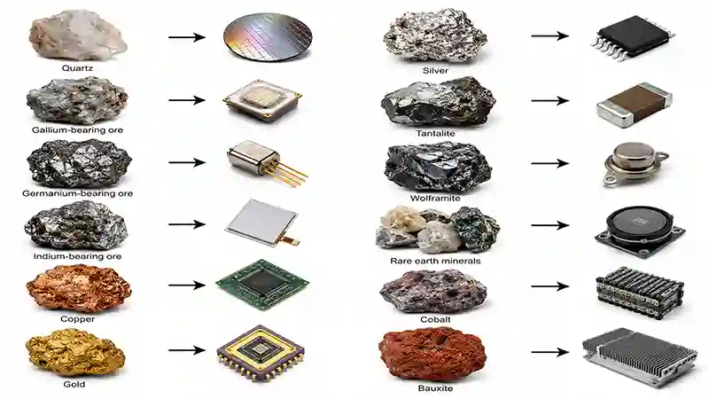 Major Semiconductor Minerals