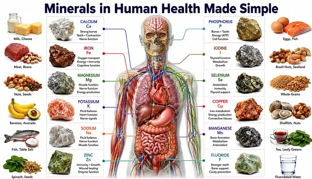 Minerals in Human Health Made Simple