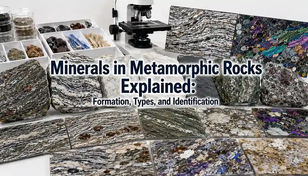Minerals in Metamorphic Rocks Explained: Formation, Types, and Identification