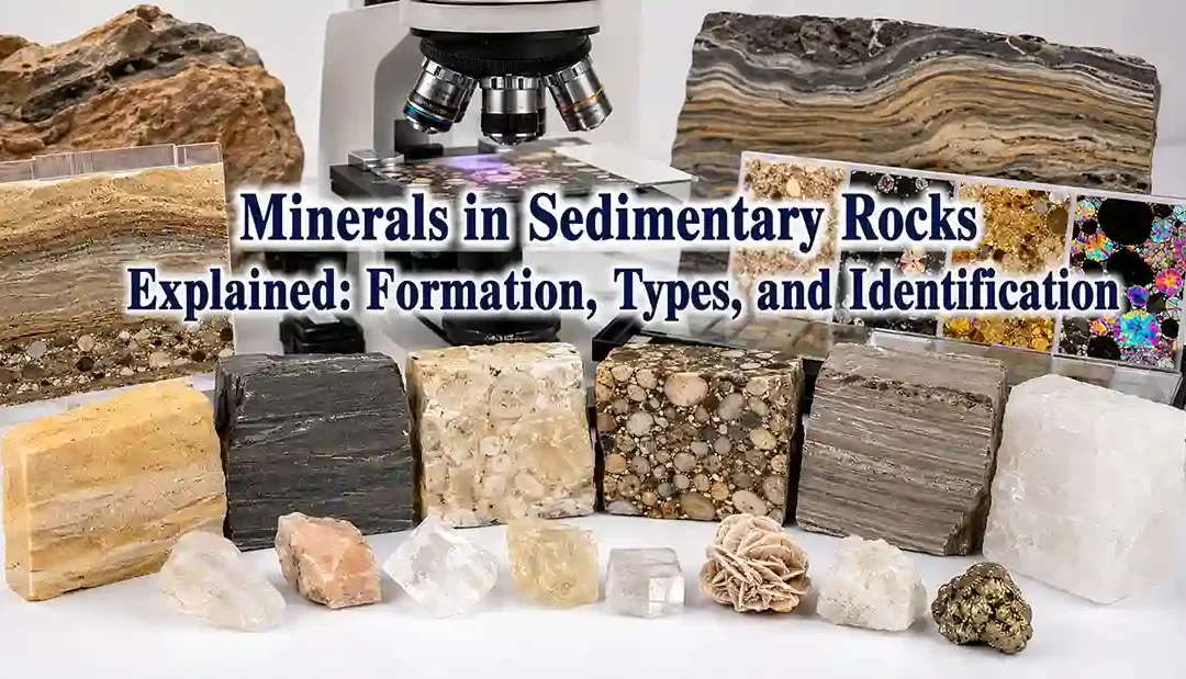 Minerals in Sedimentary Rocks Explained: Formation, Types, and Identification
