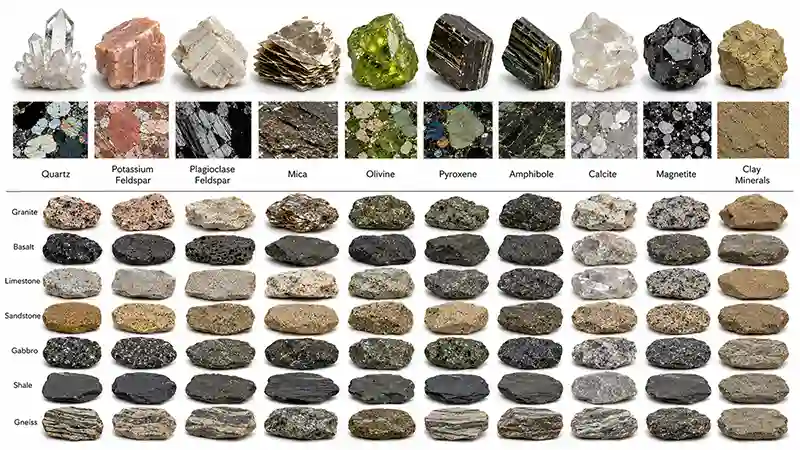Most Abundant Minerals in Earth's Crust