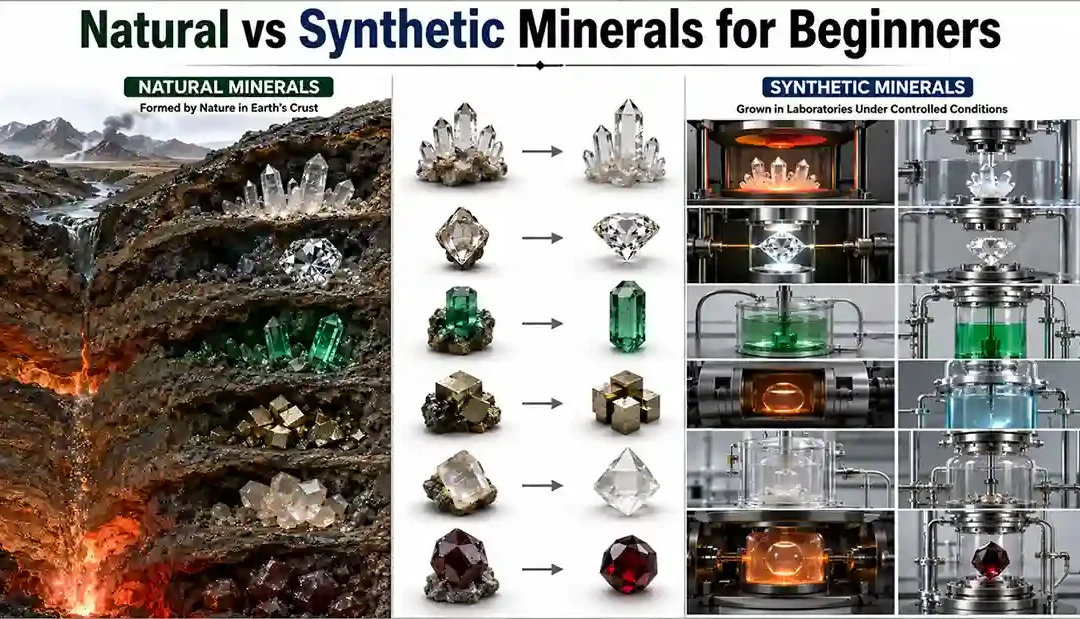 Natural vs Synthetic Minerals for Beginners