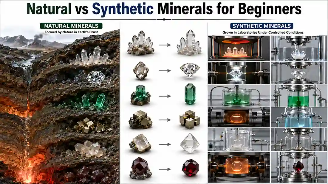 Natural vs Synthetic Minerals for Beginners