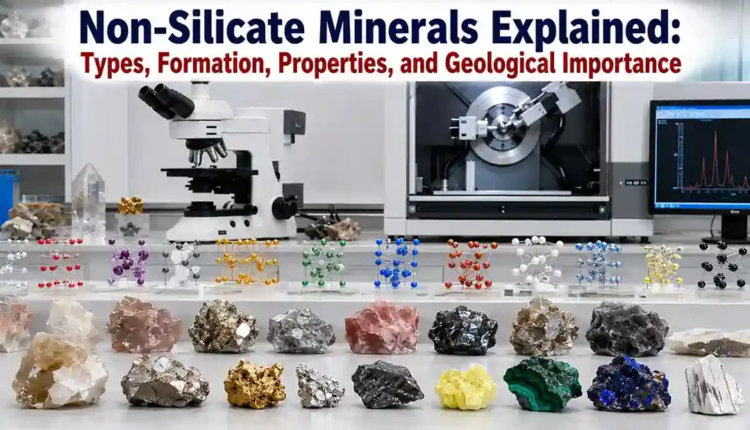 Non-Silicate Minerals Explained: Types, Formation, Properties, and Geological Importance