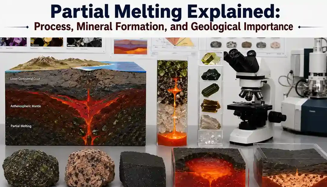 Partial Melting Explained: Process, Mineral Formation, and Geological Importance