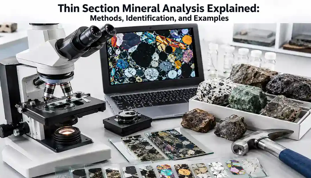 Thin Section Mineral Analysis Explained: Methods, Identification, and Examples