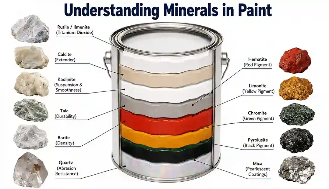 Understanding Minerals in Paint