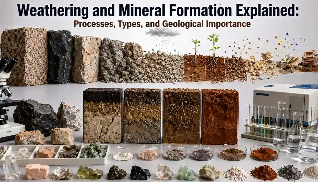 Weathering and Mineral Formation Explained: Processes, Types, and Geological Importance