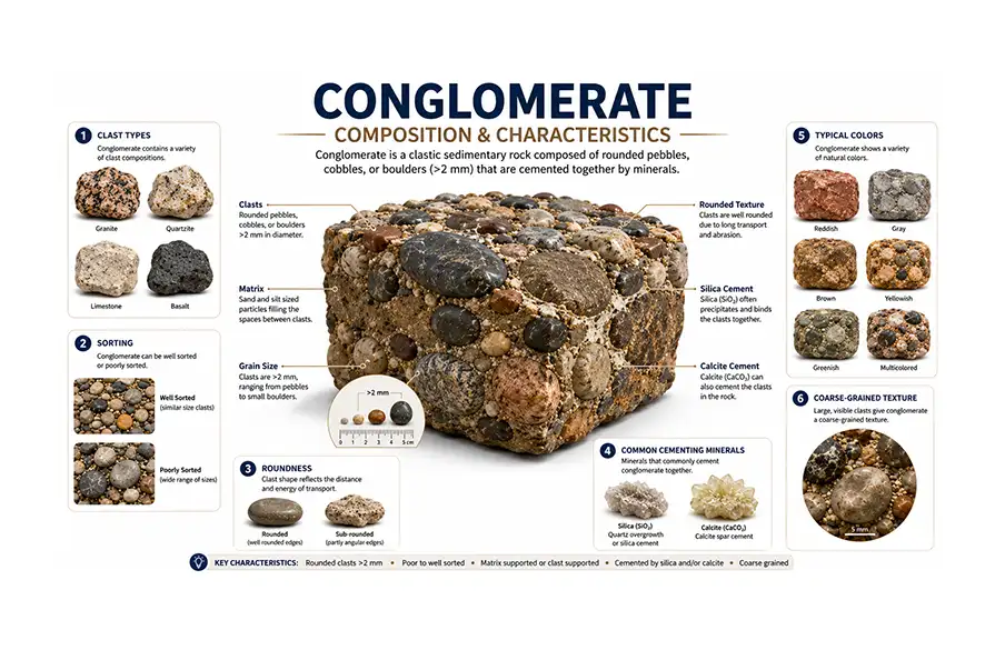 Composition and Characteristics of Conglomerate