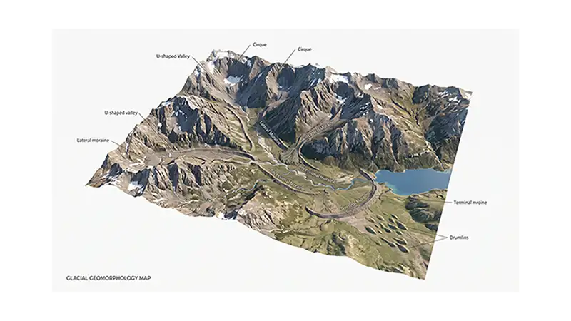 Glacial Erosional and Depositional Landforms