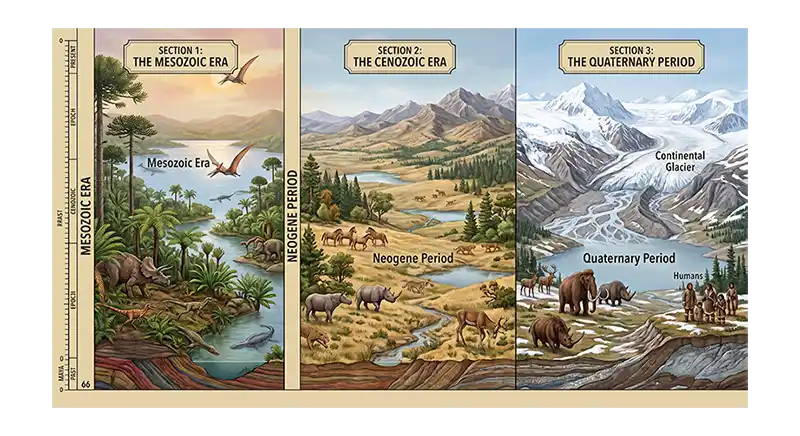 Quaternary Period vs. Previous Geological Periods