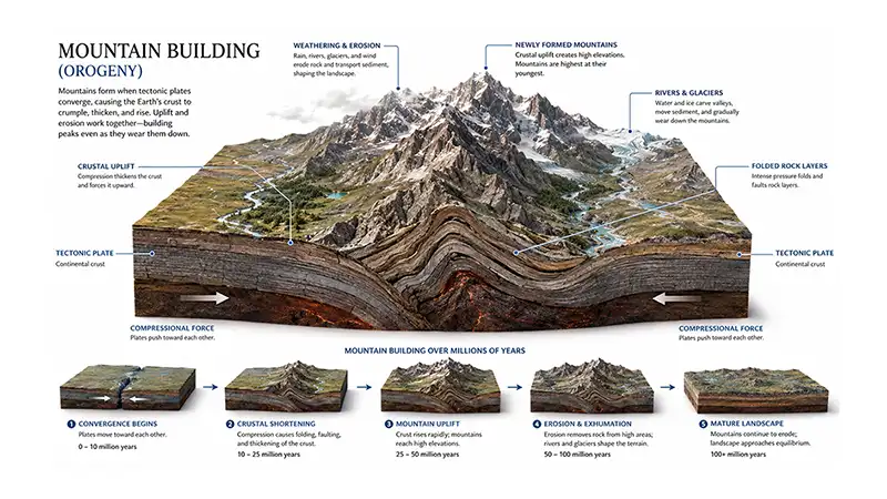 What Does It Mean to Build a Mountain?