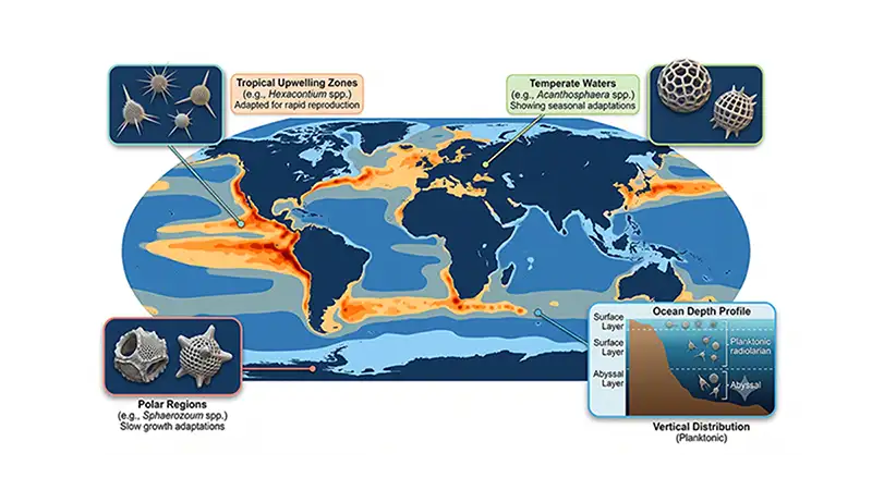 Where Do Radiolarians Live?