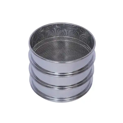 3 Pcs Lab Sieves，6 Inch Diameter Test Sifter 10Mesh