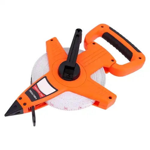 Amazon Basics Open Reel Fiberglass Measuring Tape