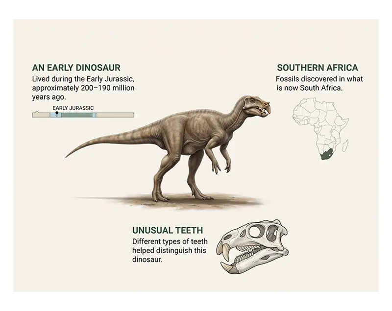 Full-body reconstruction of Heterodontosaurus tucki